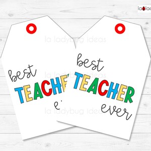 Teacher Appreciation Day Tag.  Printable Gift Tags for Teacher Appreciation Week. Printable PDF. Instant Download. Teacher appreciation tags