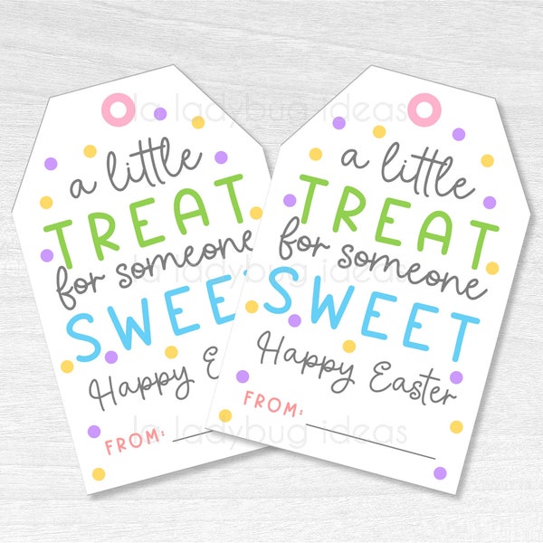 Easter Tags. Easter Gift Tags. Easter for treats. Printable PDF. Instant Download. Easter cookie tag. Happy Easter printable tags.