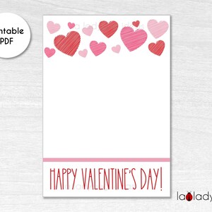 Valentinstag Kekskarte. Happy Valentines Day Minikarte für Kekse. Digitale Keks-Leckerei-Karte. Sofortiger Download. Valentine Cookie Karte.