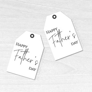 Father&#39;s day Gift Tags. Tags for Dad. Printable PDF. Instant Download. Fathers day gift tag. Happy father&#39;s day. Printable fathers day tags