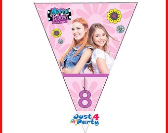 Festoon Miraculous Flags To Customize And Print Etsy