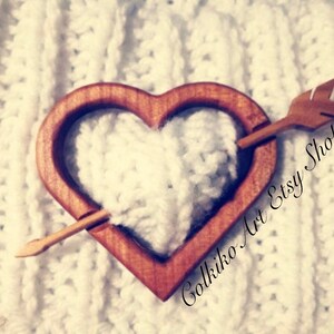 Custom Wooden Shawl Pin, animals, girl gift,Eco friendly Accessory, Jewlery, animal, turtle pin, brooch image 8