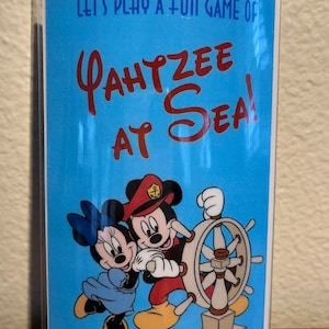 Disney Inspired Yahtzee Game | Perfect for cruises and anytime after...great Fish Extender gifts!!