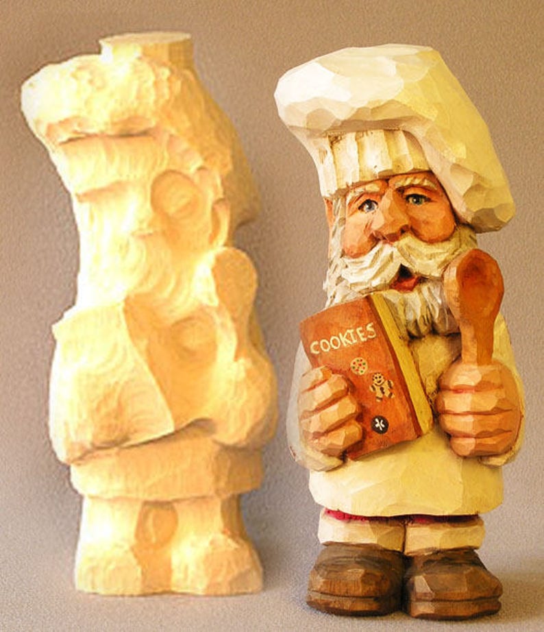 Wood Carving Blanks Wood Carving Rough Out Original Squatty Etsy