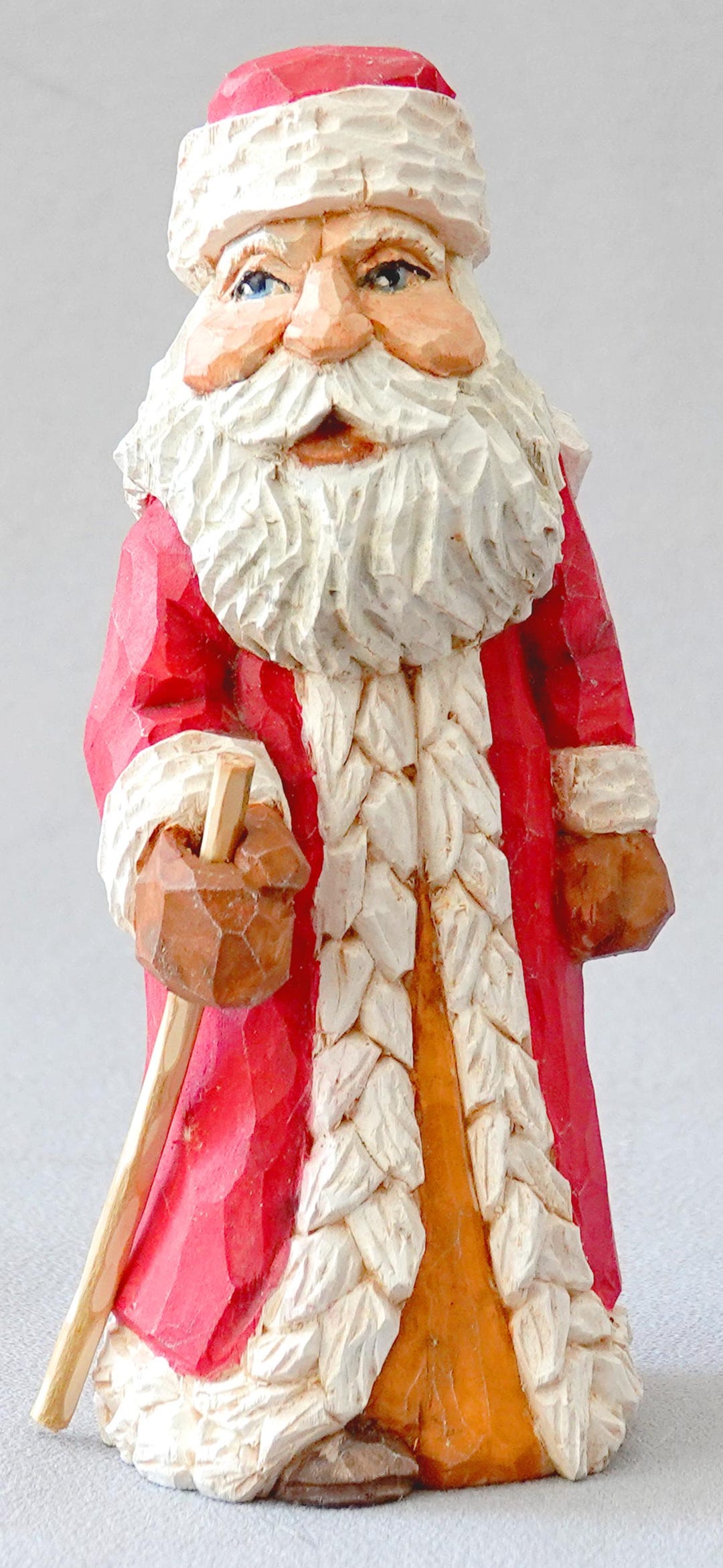 Unique Santa Handcrafted Décor, Custom Figurines, Limited Edition Original Carvings ...