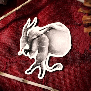 Krampus — Stickers — Yule Gifts — Dark Christmas — Gothic Xmas — Stocking Stuffer — Waterproof for Laptop, Water Bottle, Phone, Journal