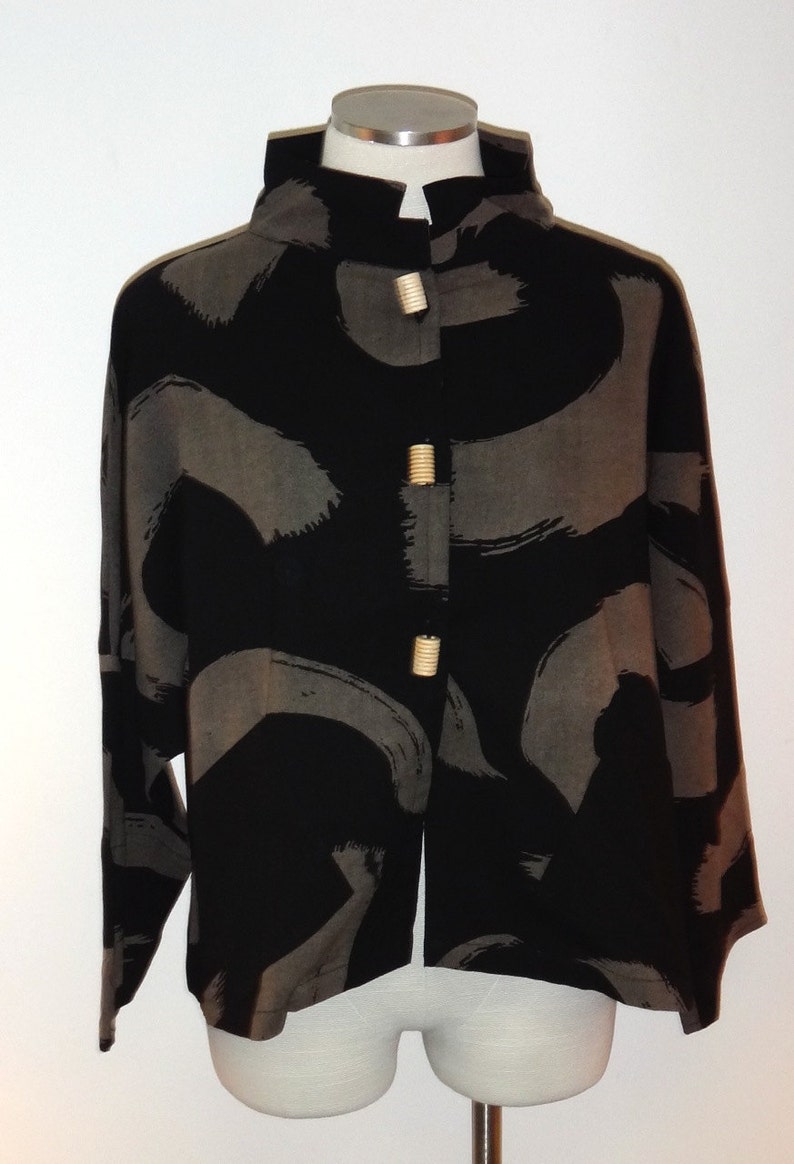 Brush Stroke Jacket FA155005 Etsy