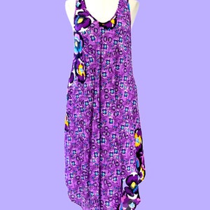 Pansies Cha Cha Dress in Purple