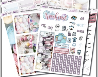 Easter Photo Kit - Works in Erin Condren planners, Inkwell, Emily Ley, Day Designer