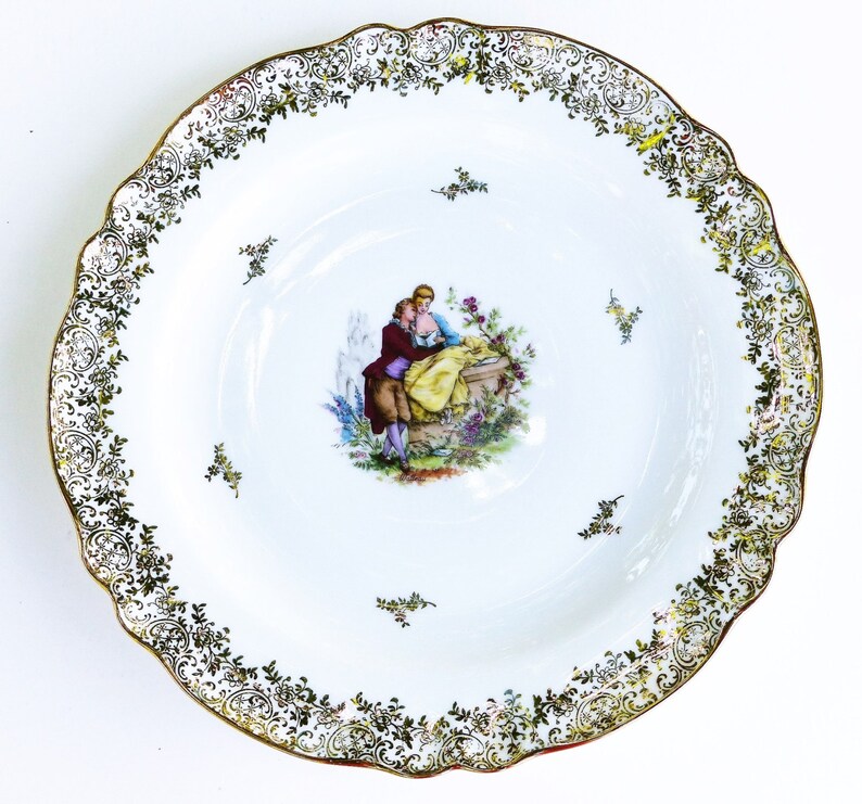 Vintage Limoges Plate. Decorative Porcelain Limoges Plate. Etsy