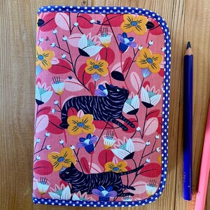 Federtasche CATS MEOW mit dicken Buntstiften