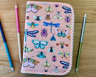 FLUTTER BY pencil case with double-sided colored pencils