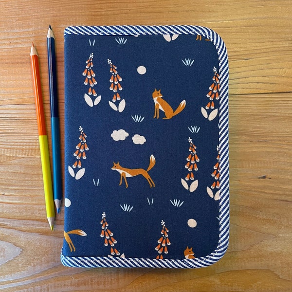 Trousse LITTLE FOX avec crayons de couleur double face