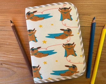 SUPERMOPS pencil case with thick colored pencils