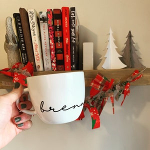 Personalized Coffee Mug | Script Name Mug | Custom Mug | Personalized Name Coffee Mug | Minimalist Personalized Mug