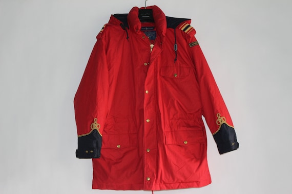 ralph lauren red parka