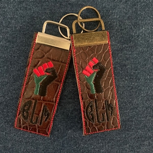 BLM - Leather Key Fob