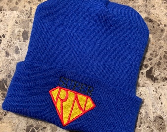 Super RN Embroidered Knit hat