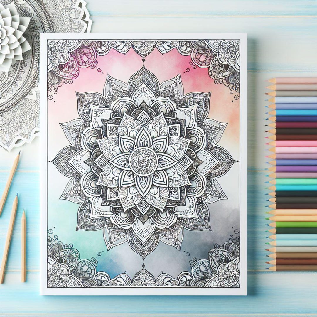 Fantasy Scenes Adult Coloring Book 2 - Etsy