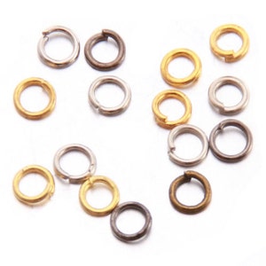 1000 pcs Mixed Jump Rings 5mm 5 Colours | 10-Zn