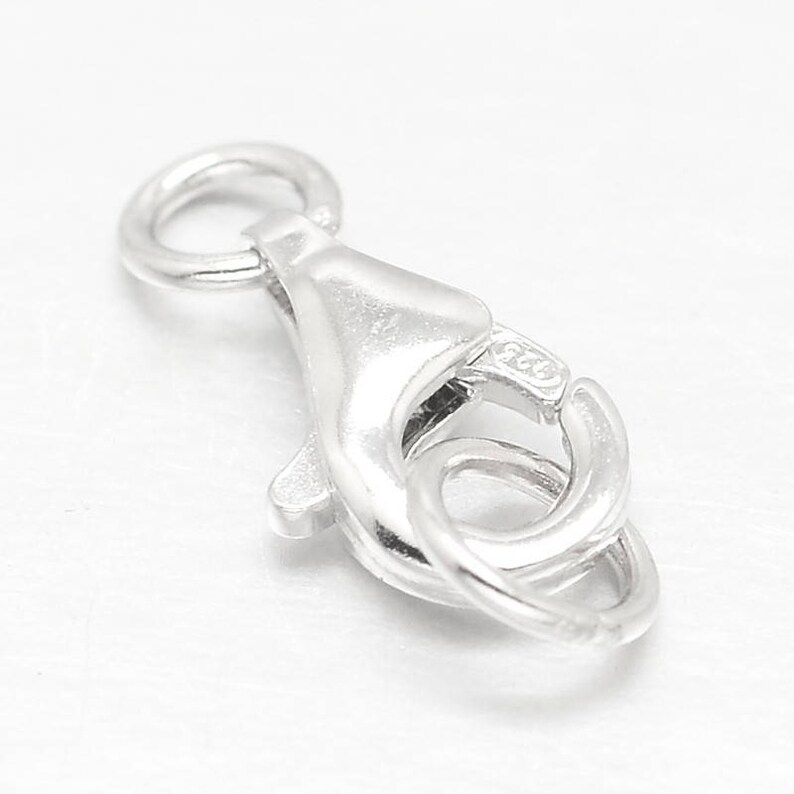 Solid 925 Sterling Silver Lobster Clasps 9 Mm up to 16 Mm Etsy UK