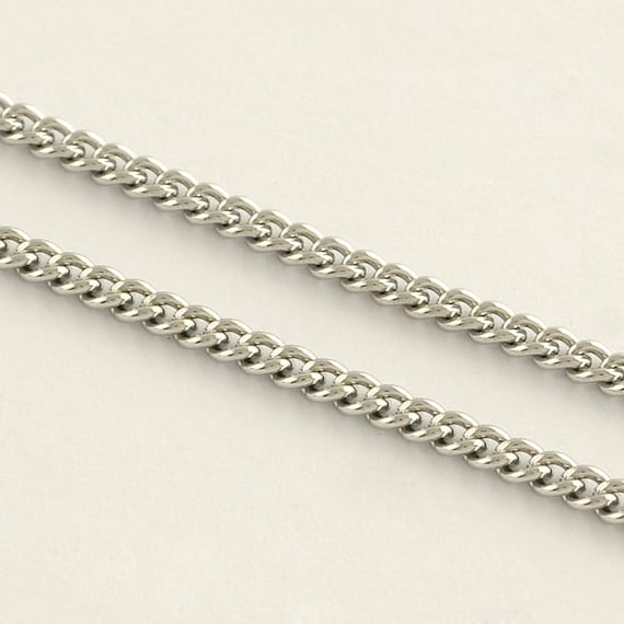 1 Metre length stainless steel chain 304 grade curb chain