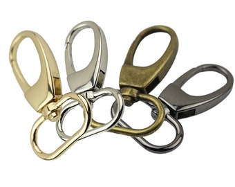 Bag Clasps Lobster Swivel Trigger Clips Snap Hook for 25 mm Strapping Purse - Multiple Colors & Pack Sizes