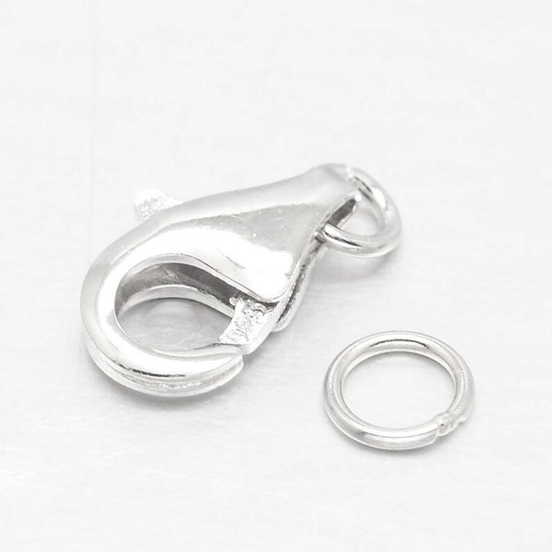 Solid 925 Sterling Silver Lobster Clasps 9 Mm up to 16 Mm Etsy UK