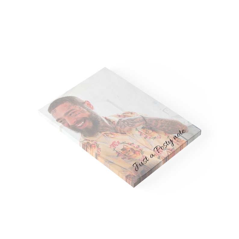 Post Malone Post-it® Note Pad Style #3 / Just a Posty Note / Post Malone image 2