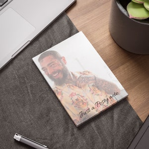 Post Malone Post-it® Note Pad Style #3 / Just a Posty Note / Post Malone image 3