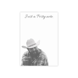 Notatnik Post-it® Post Malone, styl nr 4 / Tylko notatka Posty / Post Malone