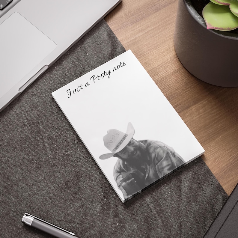 Bloc de notas Post-it® de Post Malone, estilo n.° 4 / Una simple nota de Posty / Post Malone imagen 3