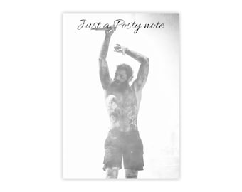 Bloc de notas Post-it® de Post Malone, estilo n.° 1 / Una simple nota de Posty / Post Malone