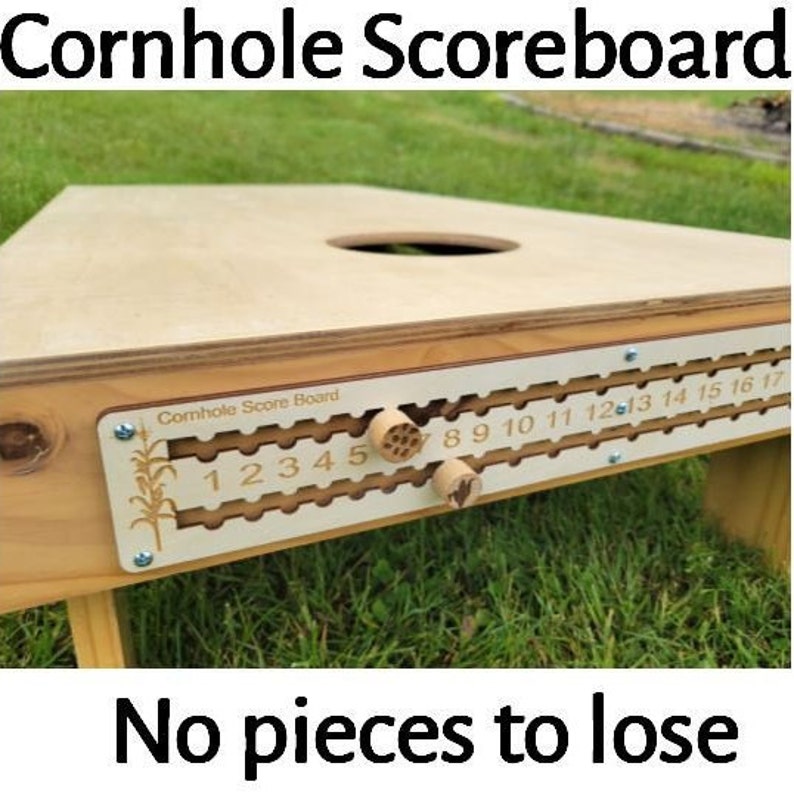 Cornhole Scoreboard No loose parts Easy to use image 2