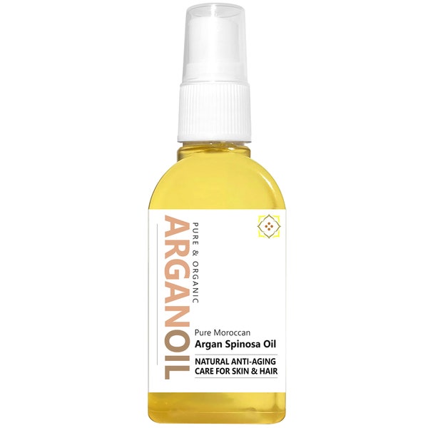 Argan Oil 60 ml Organic Pure Moroccan Oil for Skin Care and Hair Treatment