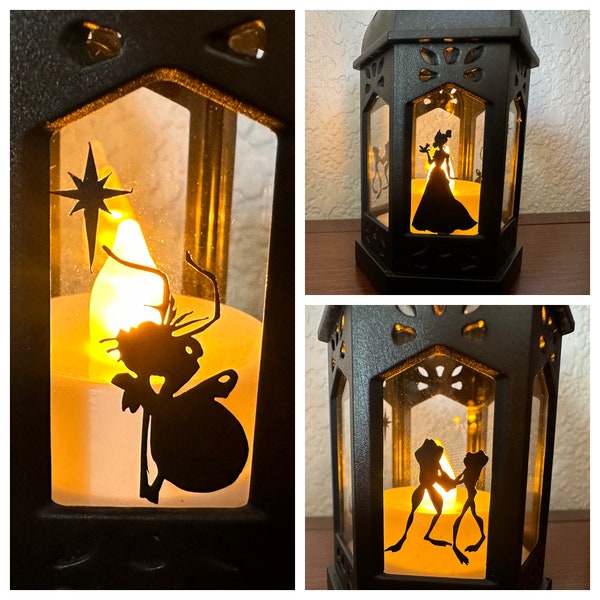 Mini lanterne Princesse et la grenouille