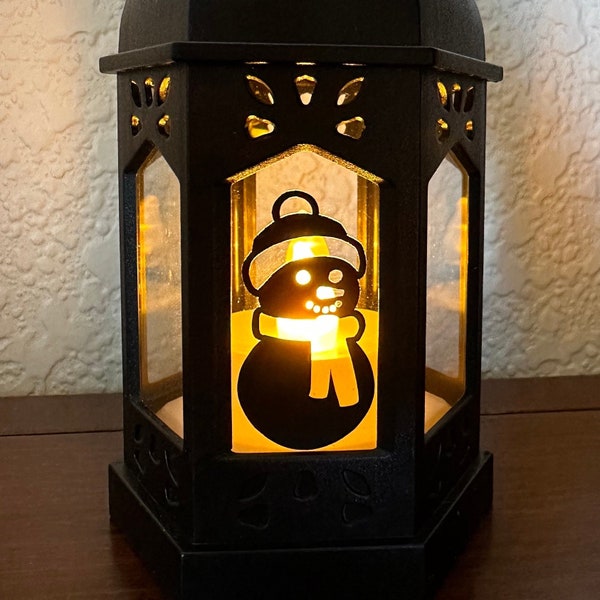 Snowman Mini Lantern