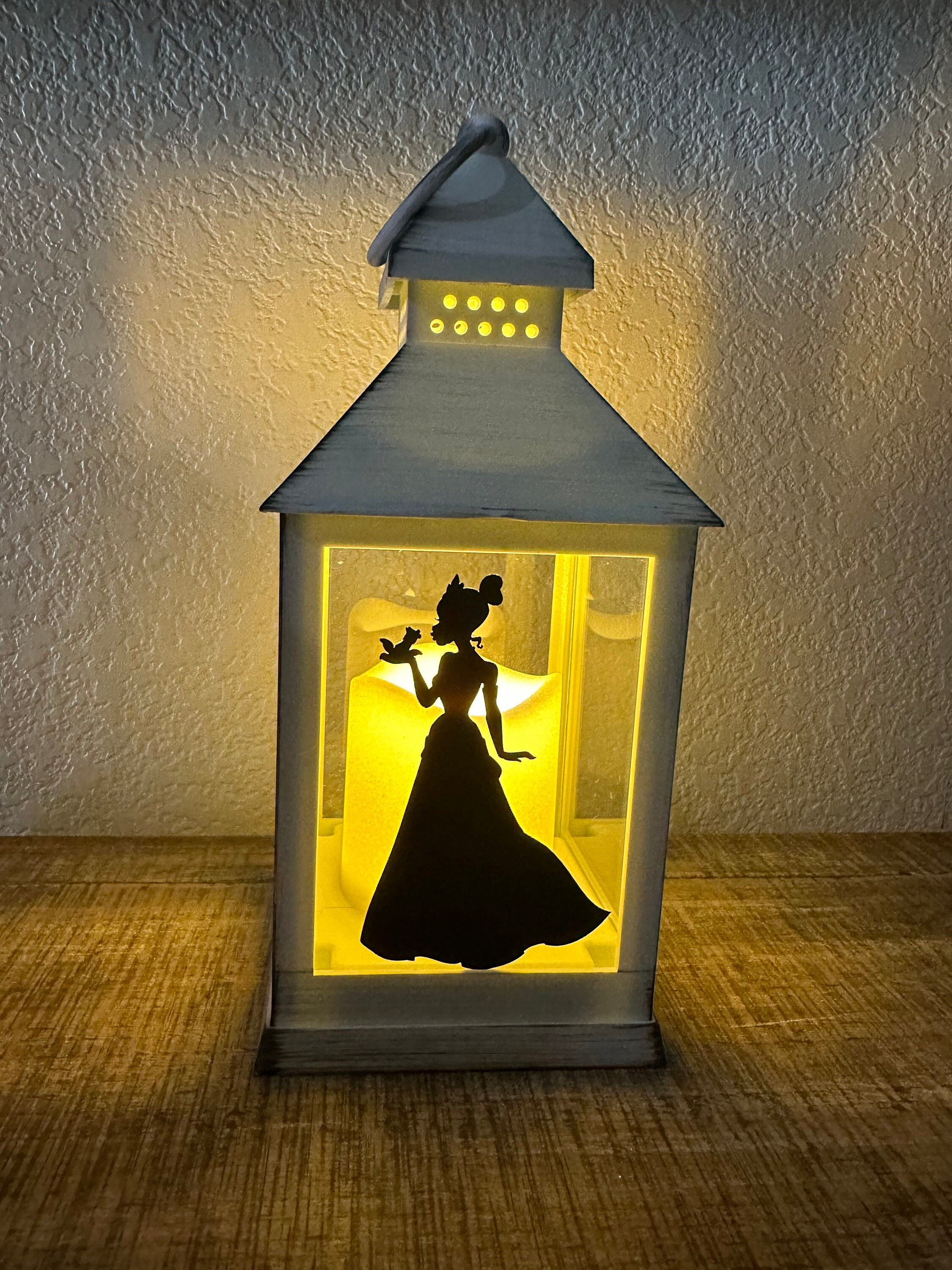 Princess and the Frog Inspired Large Lantern; Lightning Bug and