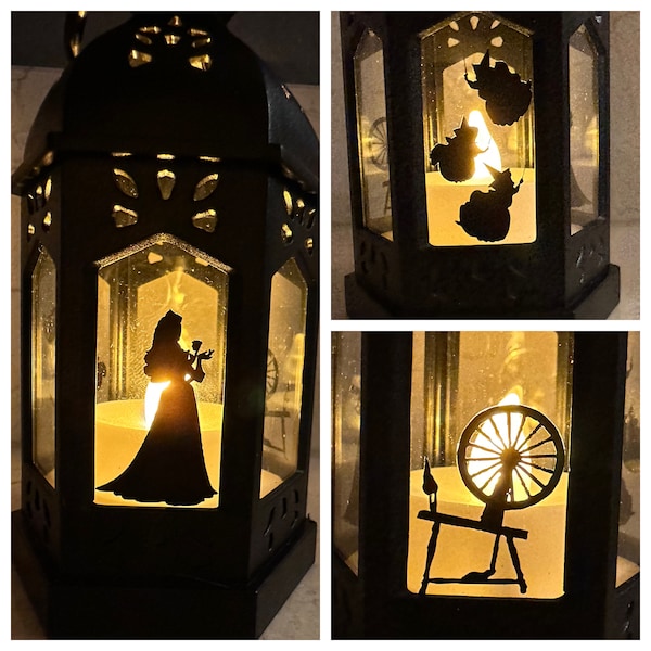 Sleeping beauty inspired Mini Lantern