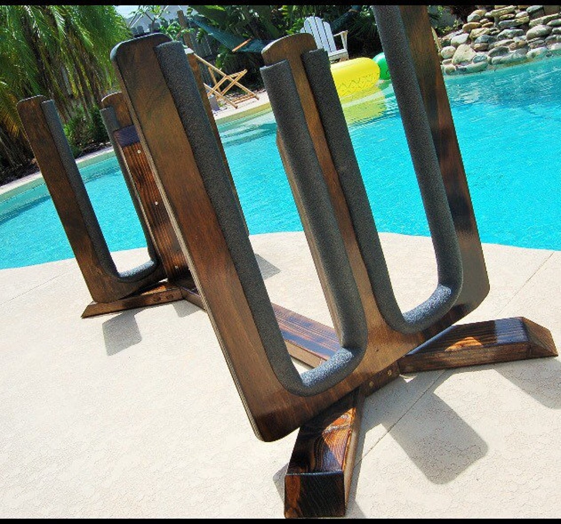 Freestanding Horizontal Sup/longboard Surfboard Rack Etsy