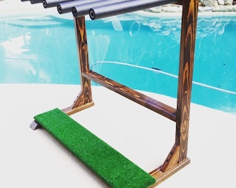 Turf Rack Grass Turf Base Vertical Surfboard Rack (natural/unstained) - Etsy