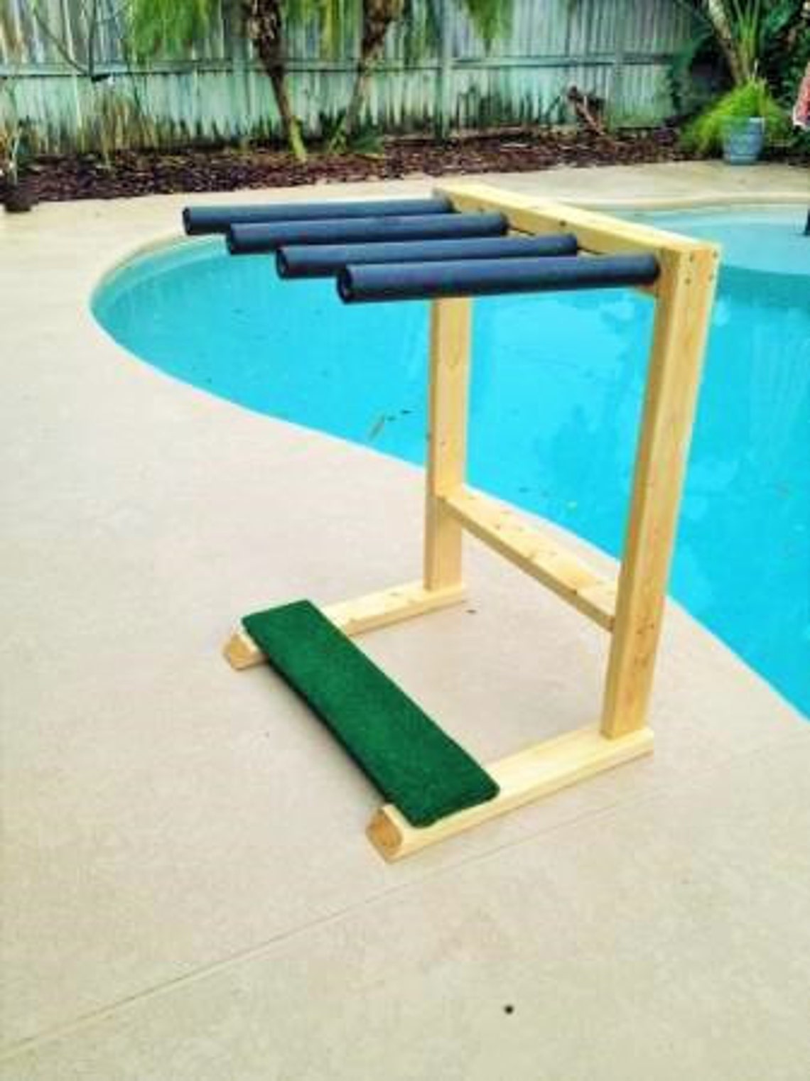 Turf Roll Rack Grass Turf Base Vertical Surfboard Rack (natural/unstained) - Etsy