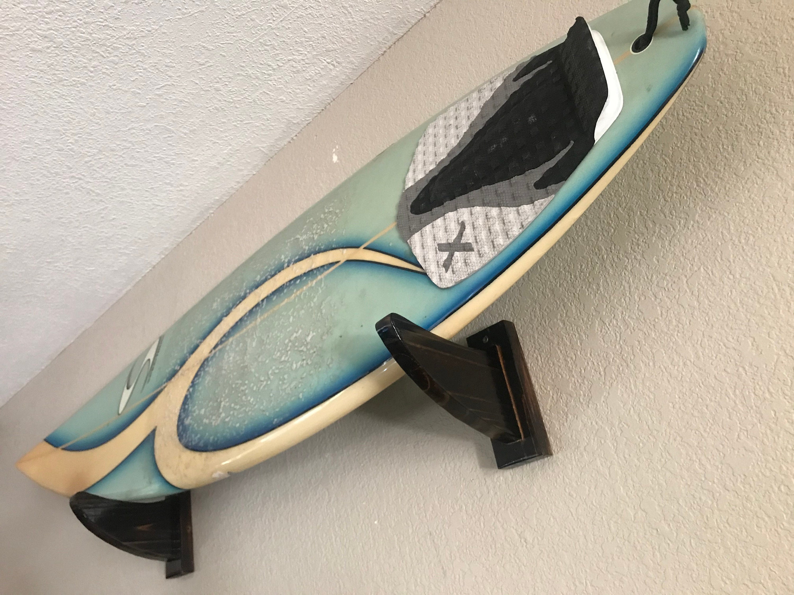 Wall Mount Surfboard Fins SURF RACK Etsy