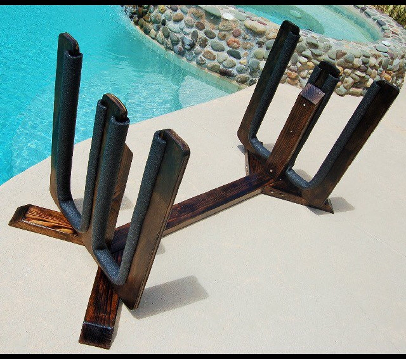 Freestanding Horizontal Sup/longboard Surfboard Rack Etsy