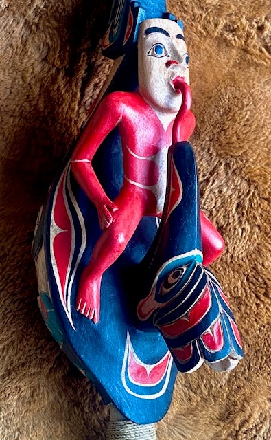 Raven Afterlife Rattle | Pacific Northwest Native American Tlingit ...