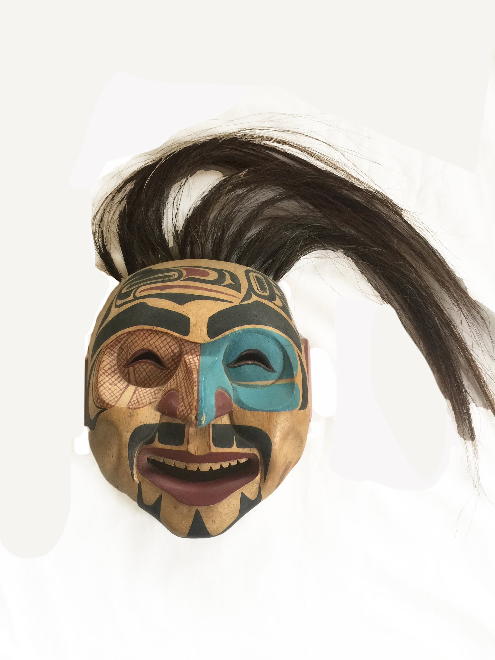 Shaman's Ceremonial Ancestor Mask Native American Kwakiutl Etsy