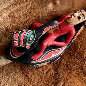 Tlingit Raven Rattle Raven Afterlife Rattle | Pacific Northwest Native American Tlingit ...