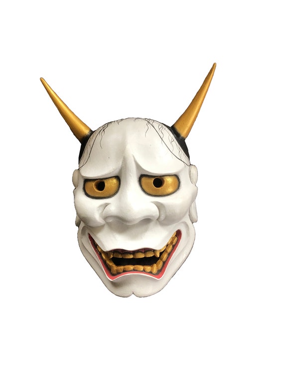 能面　木製 収納袋付き　手彫り　鬼　般若 能面 木製 収納袋付き 手彫り 鬼 般若 【公式通販】