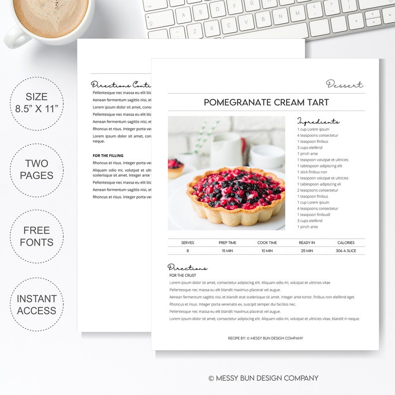 full page free editable recipe templates for microsoft word full page free editable recipe templates for microsoft word