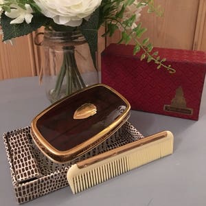 Vintage Fifth Avenue Brush & Comb Set